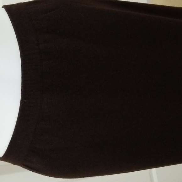 Katherine Kelly Brown sweater knit skirt - Picture 3 of 4